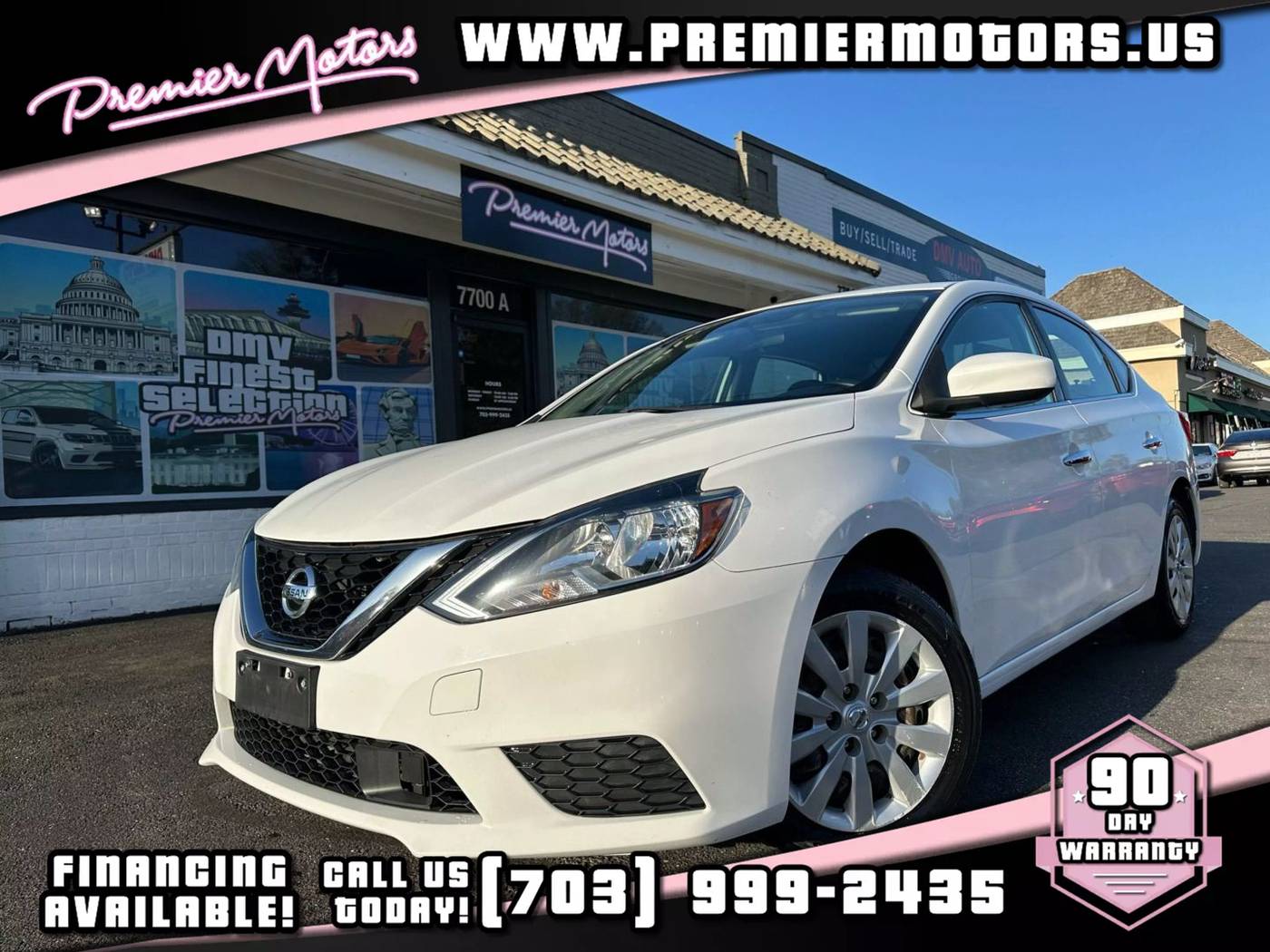 2018 Nissan Sentra S — Sedan — 86,001 mi — Falls Church, VA