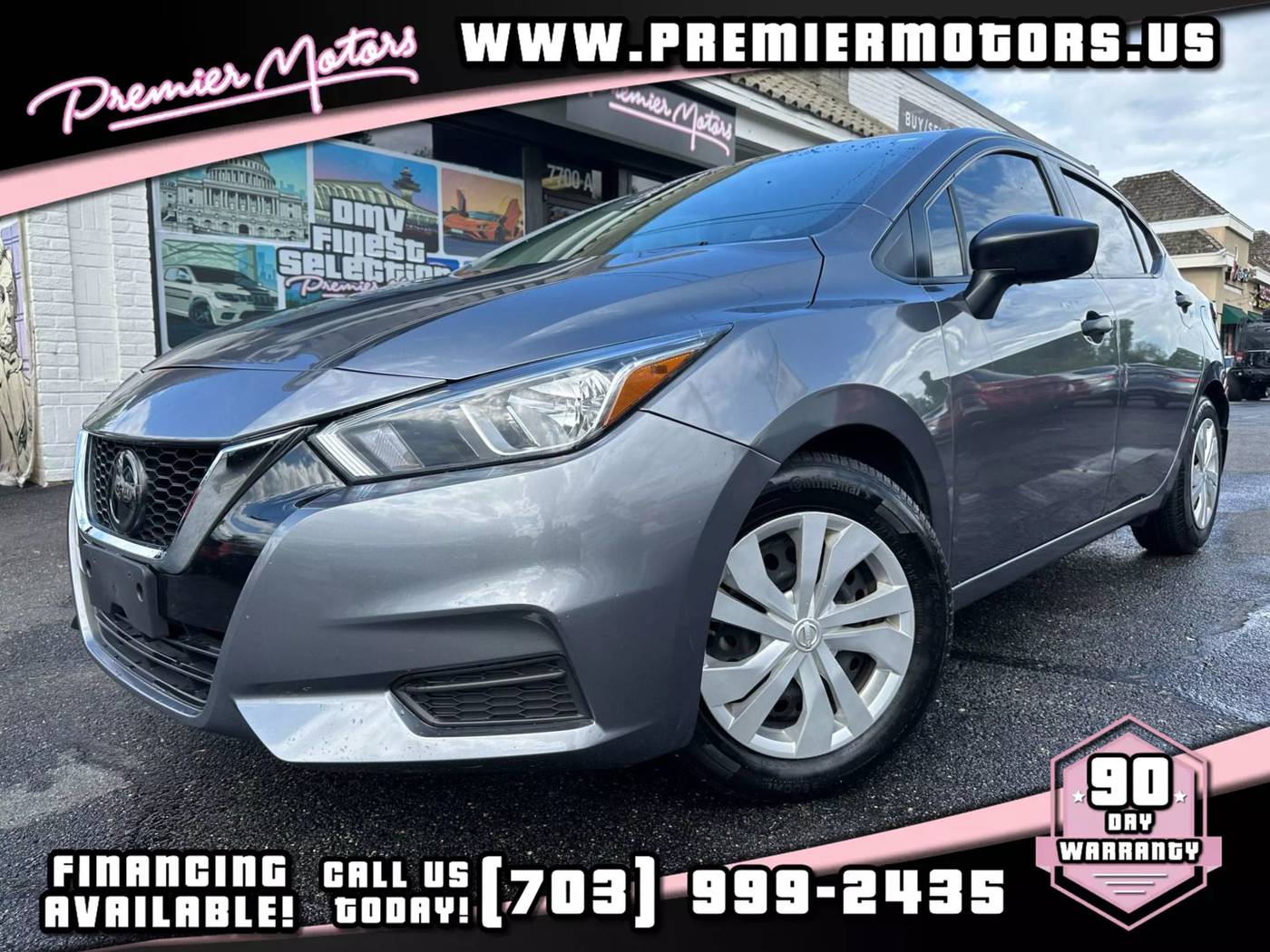 2021 Nissan Versa S — Sedan — 90,046 mi — Falls Church, VA