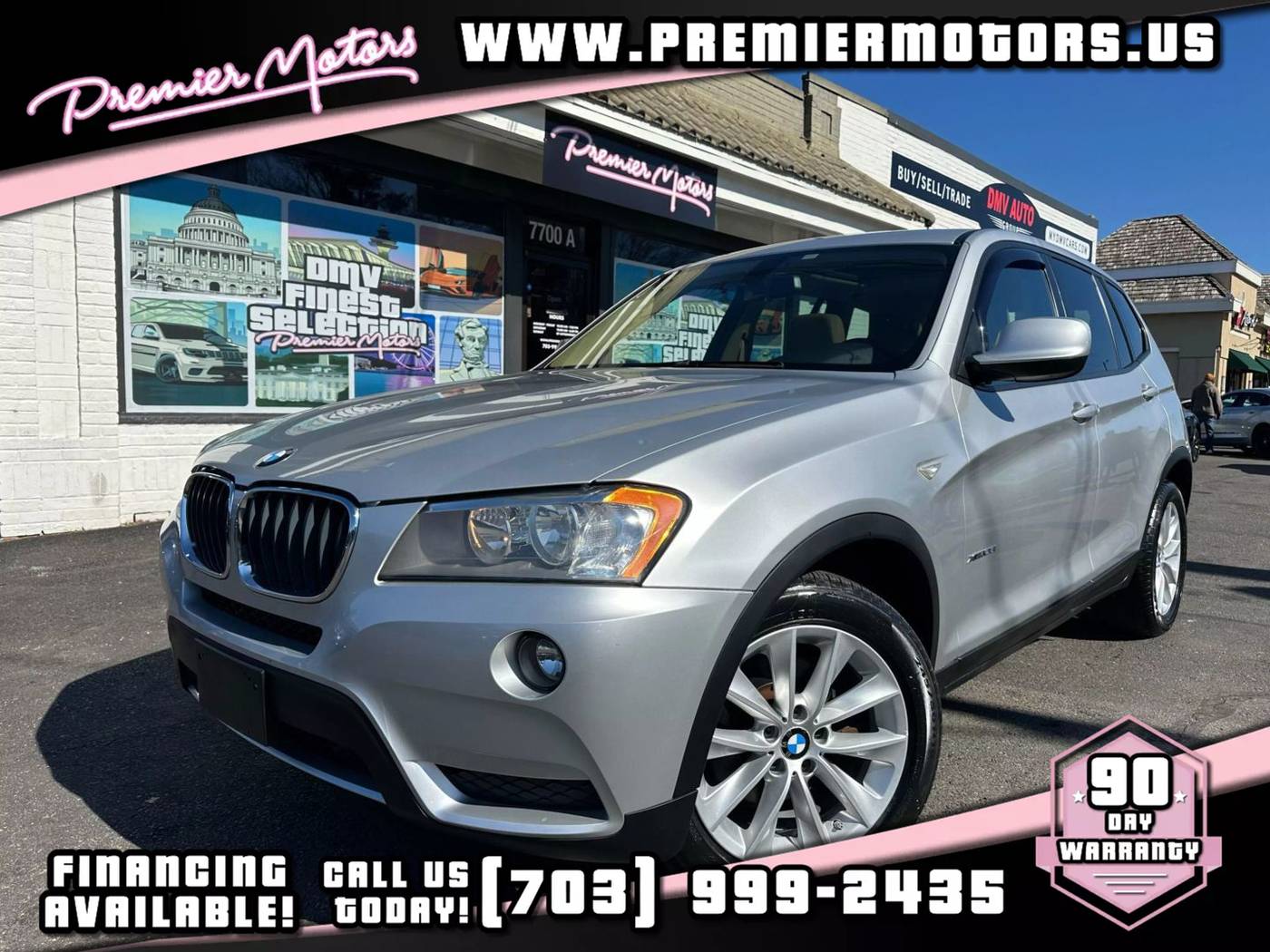2013 BMW X3 28i — SUV — 74,948 mi — Falls Church, VA