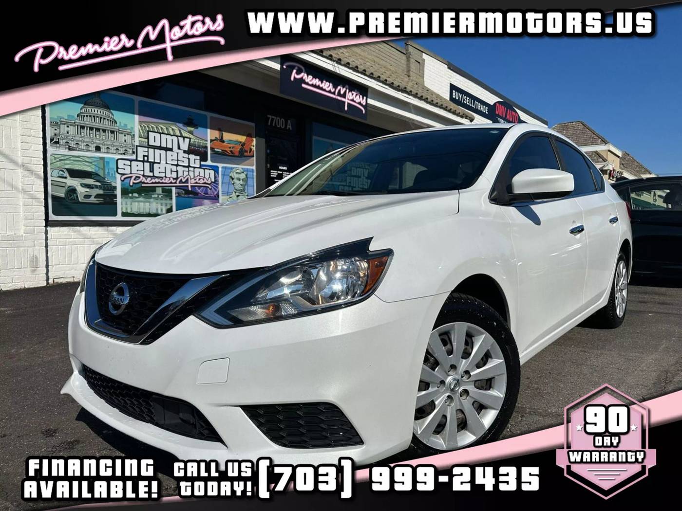 2018 Nissan Sentra S — Sedan — 69,502 mi — Falls Church, VA