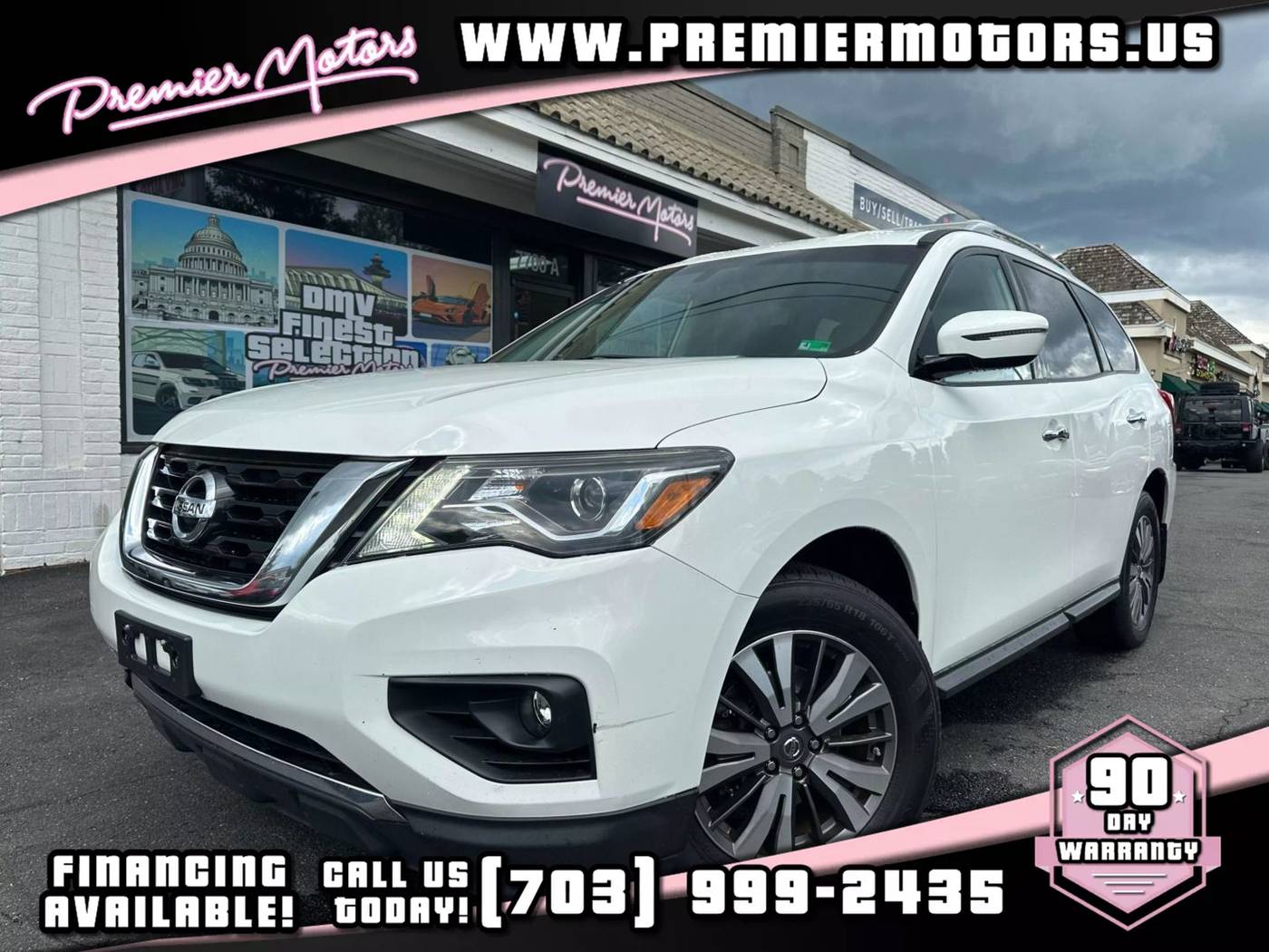 2017 Nissan Pathfinder S — SUV — 108,478 mi — Falls Church, VA