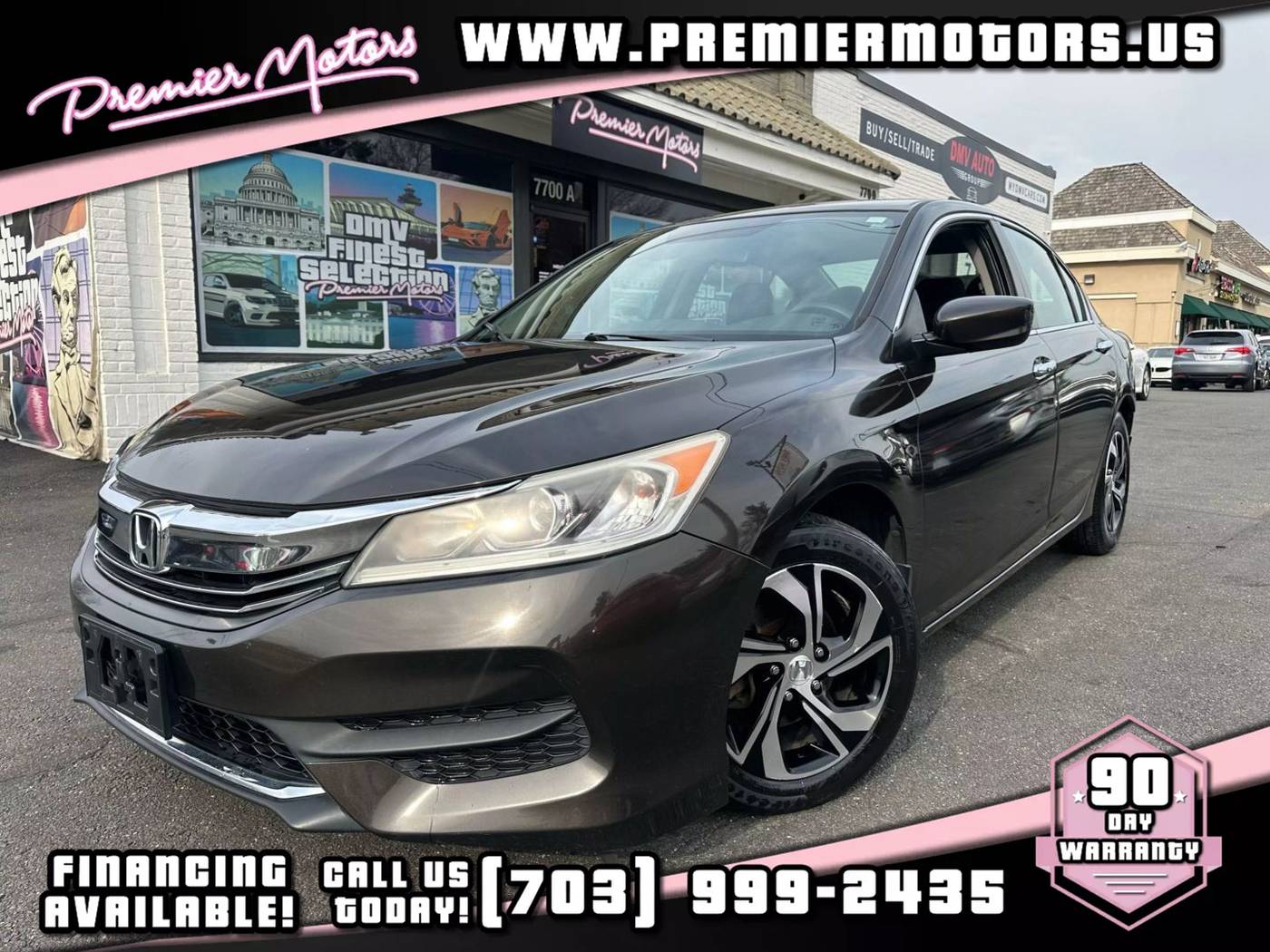 2016 Honda Accord LX — Sedan — 125,987 mi — Falls Church, VA