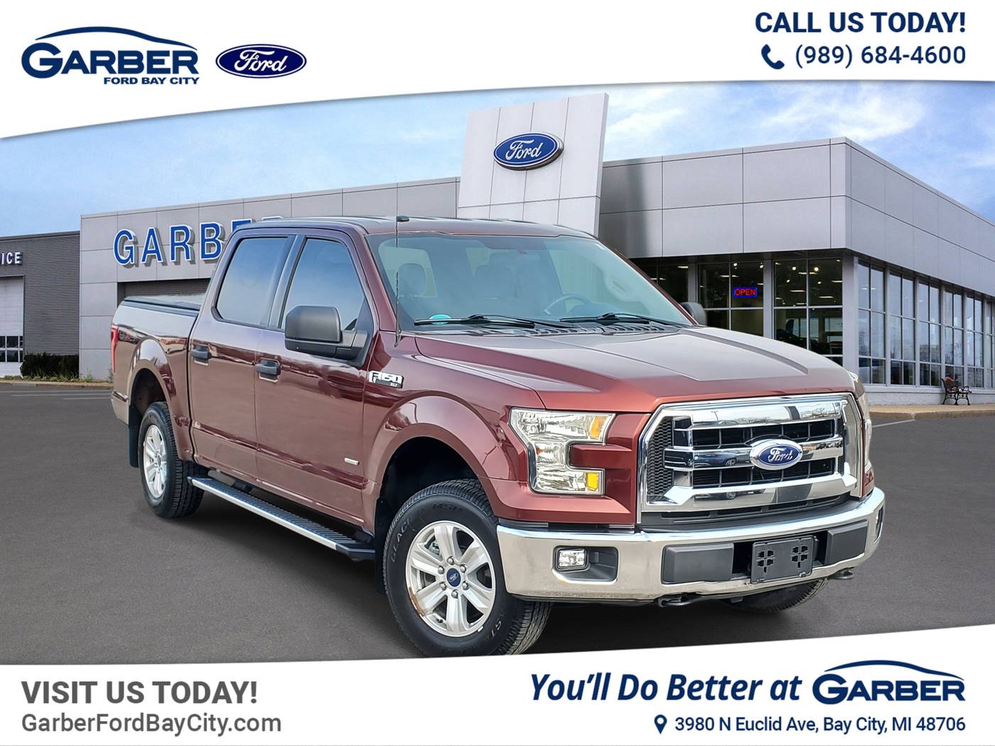 2016 Ford F-150 XLT — Pickup Truck — 77,060 mi — Bay City, MI