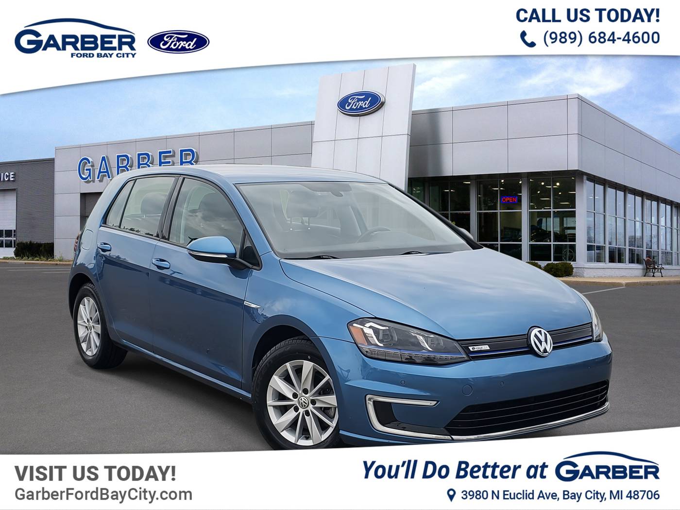 2016 Volkswagen e-Golf SEL Premium — Hatchback — 81,110 mi — Bay City, MI