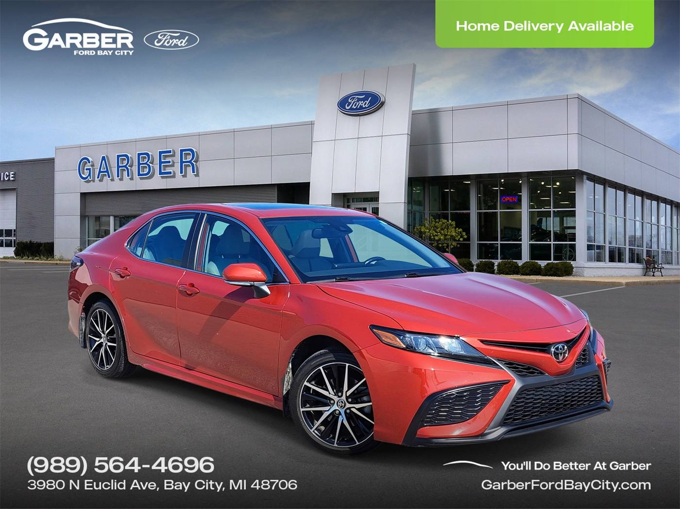 2021 Toyota Camry SE — Sedan — 23,383 mi — Bay City, MI