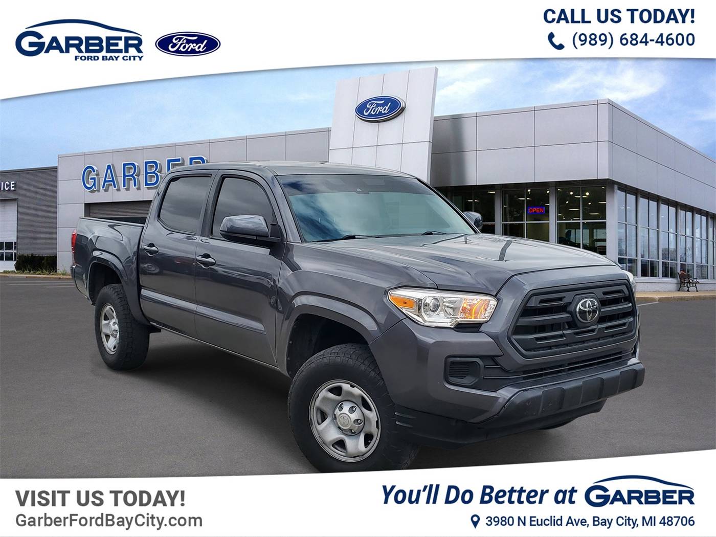 2019 Toyota Tacoma SR — Pickup Truck — 99,528 mi — Bay City, MI