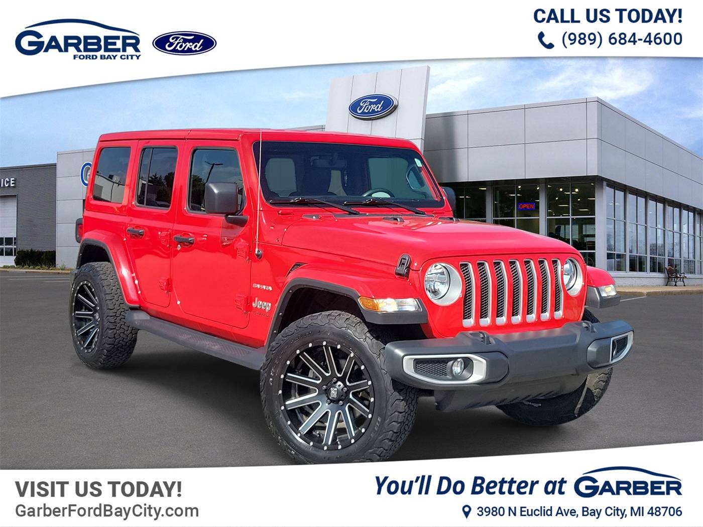 2023 Jeep Wrangler Sahara — SUV — 44,085 mi — Bay City, MI