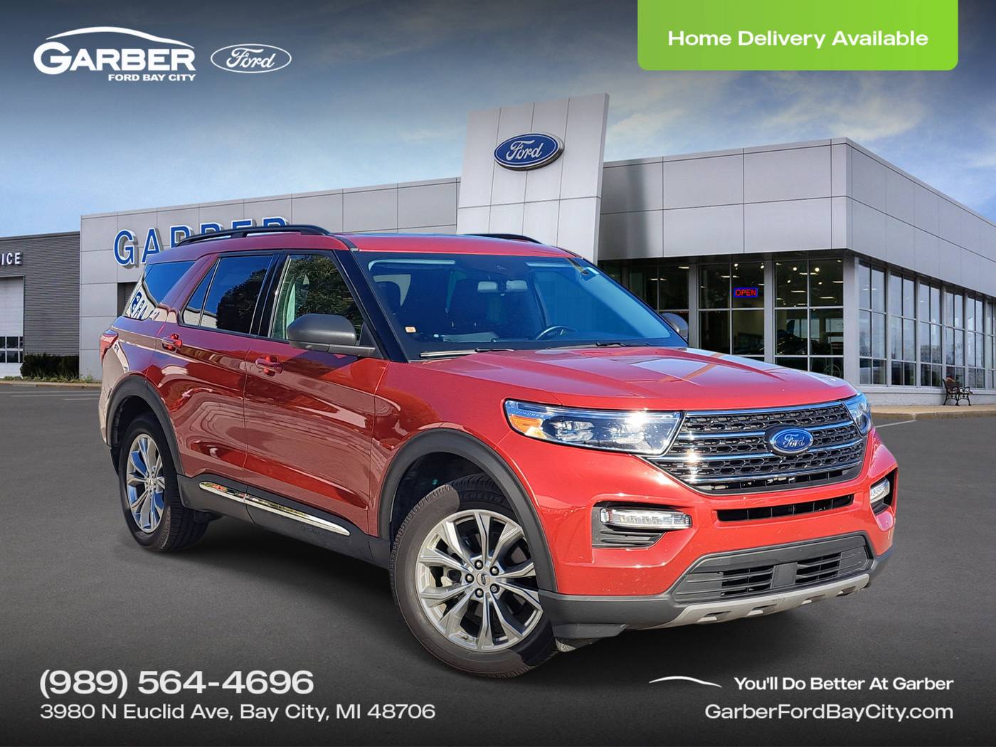 2022 Ford Explorer XLT — SUV — 77,759 mi — Bay City, MI