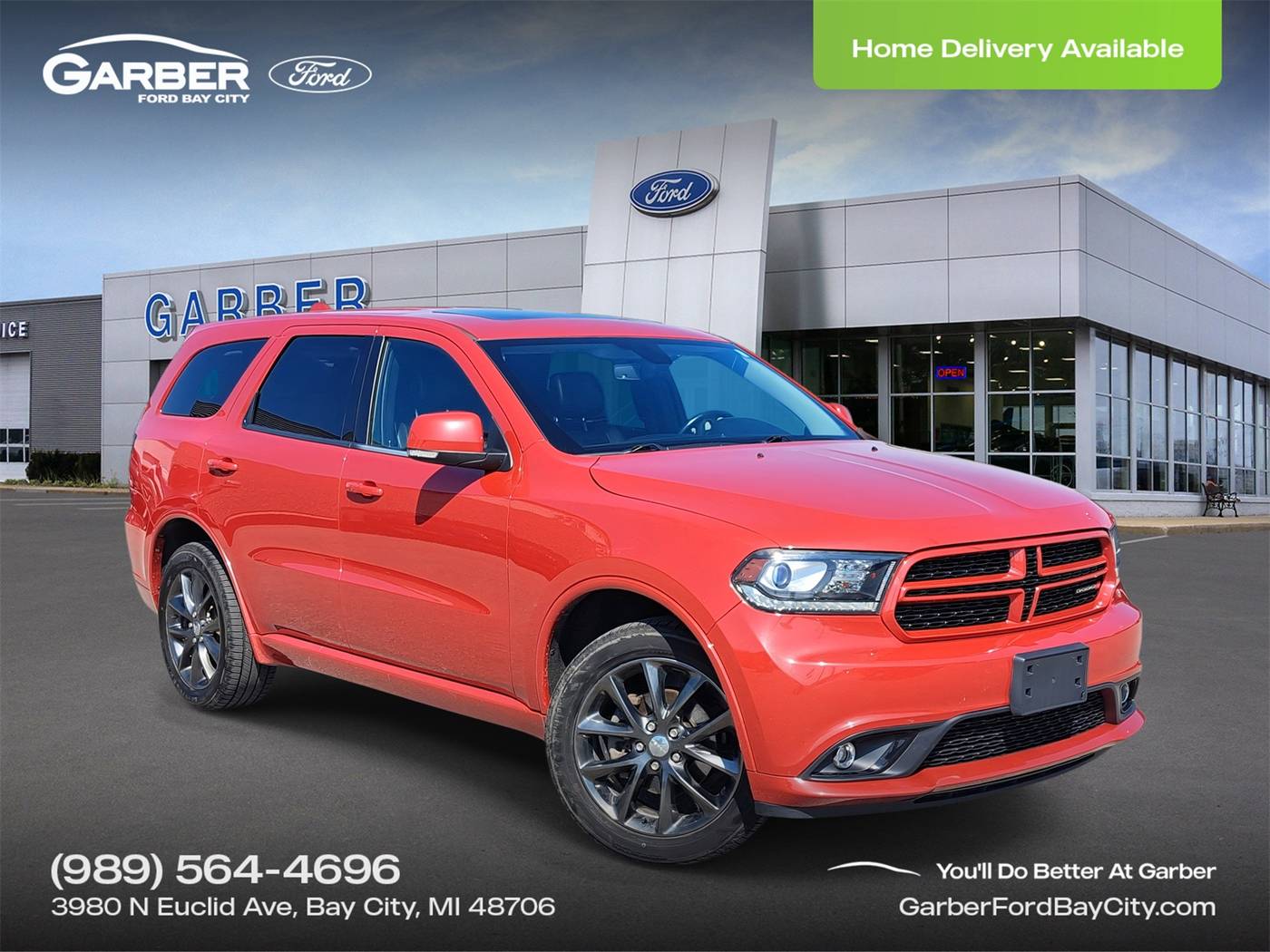 2018 Dodge Durango GT — SUV — 173,270 mi — Bay City, MI