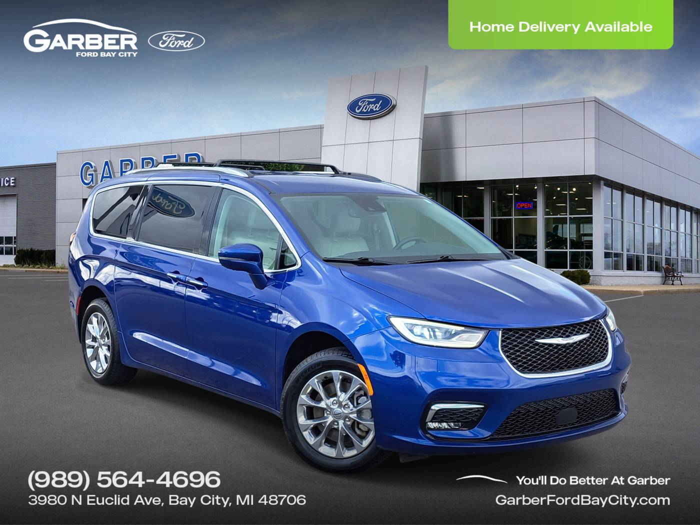 2021 Chrysler Pacifica Touring L — Minivan — 59,500 mi — Bay City, MI