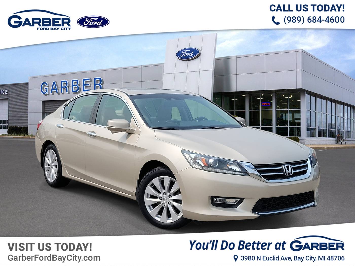 2013 Honda Accord EX-L — Sedan — 78,886 mi — Bay City, MI