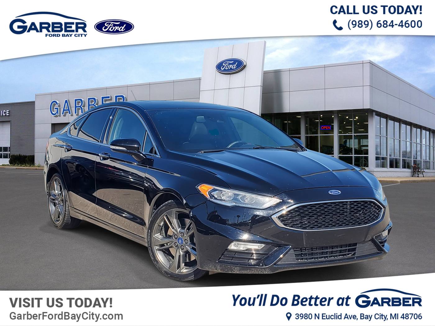 2018 Ford Fusion Sport — Sedan — 99,415 mi — Bay City, MI
