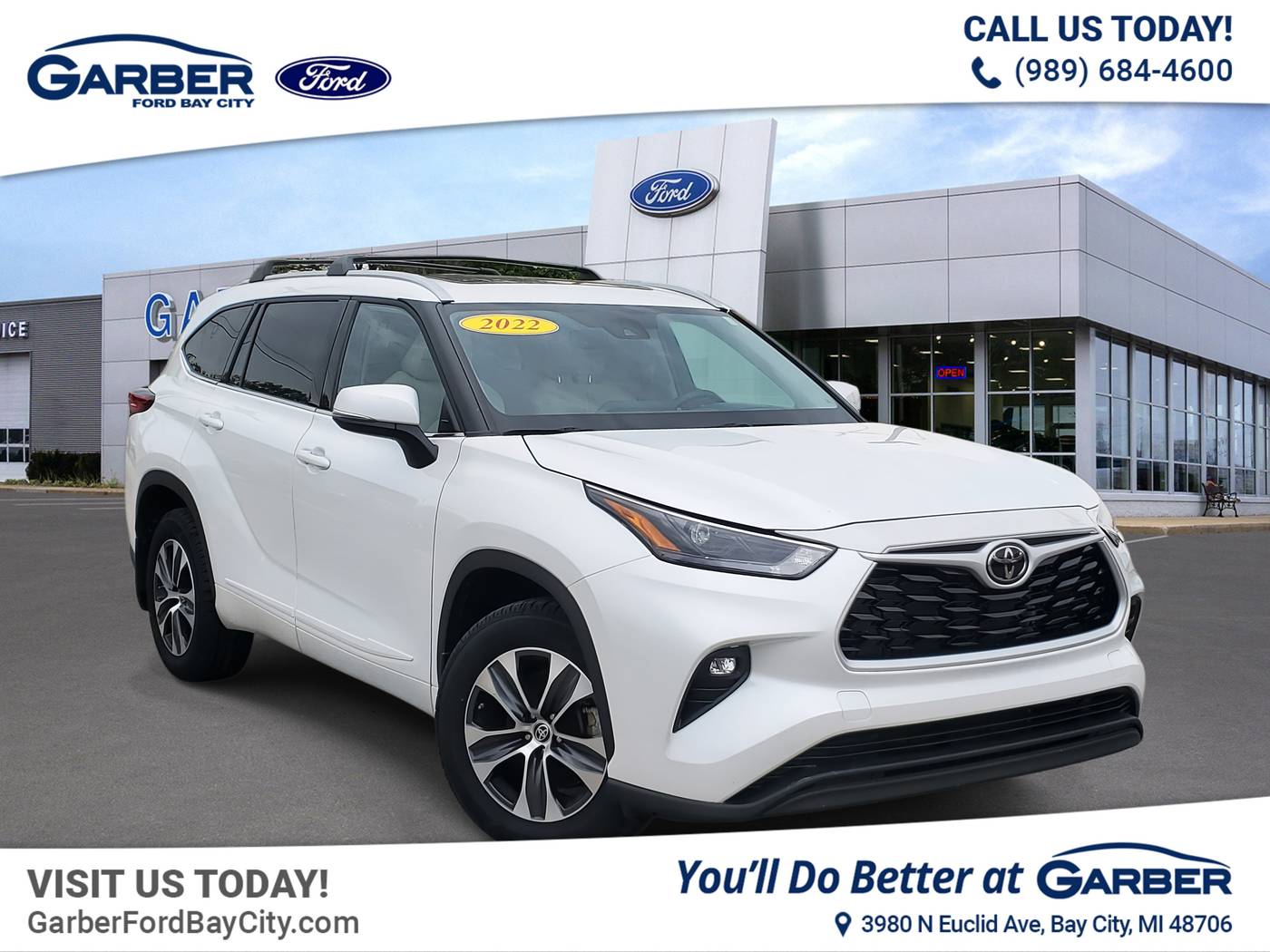 2022 Toyota Highlander XLE — SUV — 33,304 mi — Bay City, MI