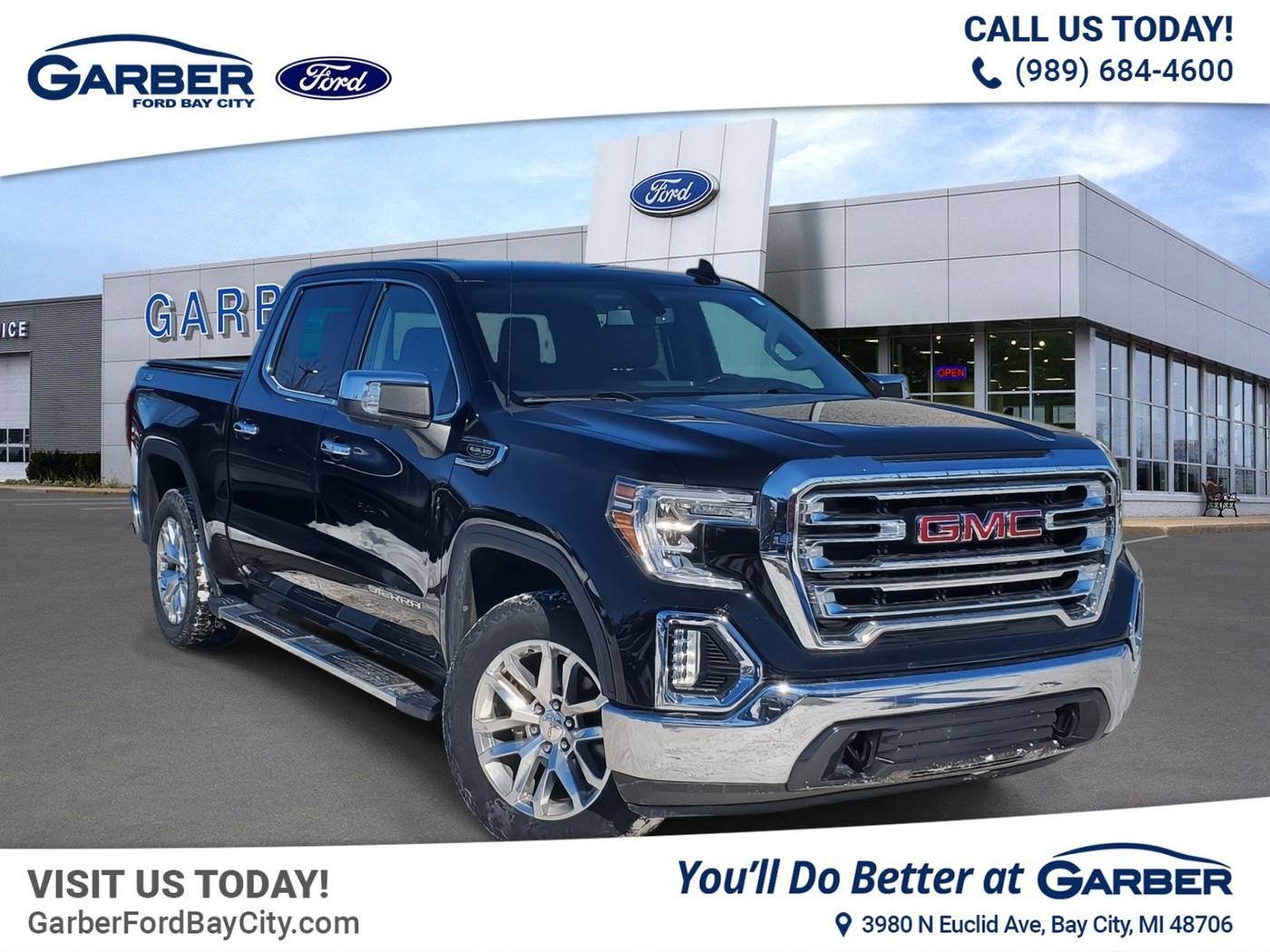 2019 GMC Sierra 1500 SLT — Pickup Truck — 45,193 mi — Bay City, MI