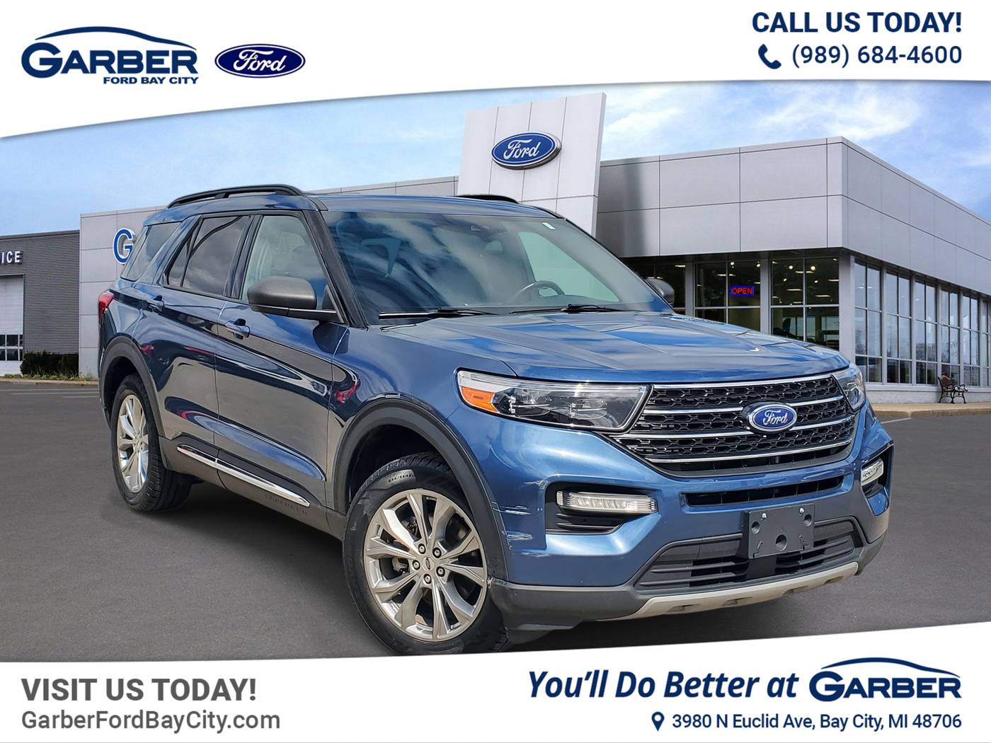 2020 Ford Explorer XLT — SUV — 87,357 mi — Bay City, MI