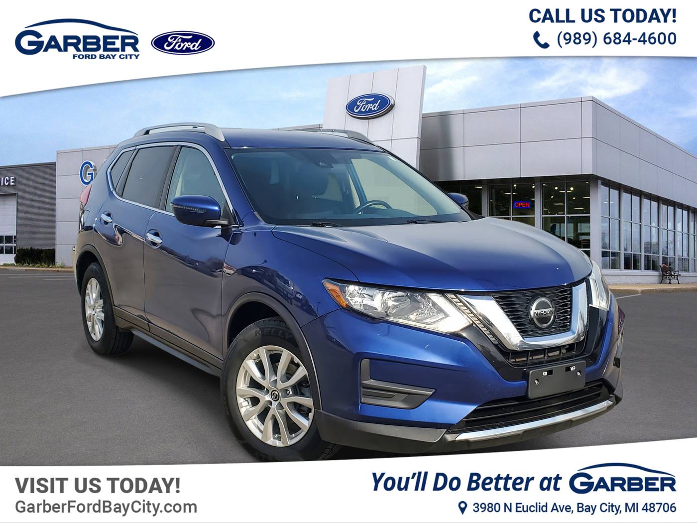 2019 Nissan Rogue SV — SUV — 141,252 mi — Bay City, MI