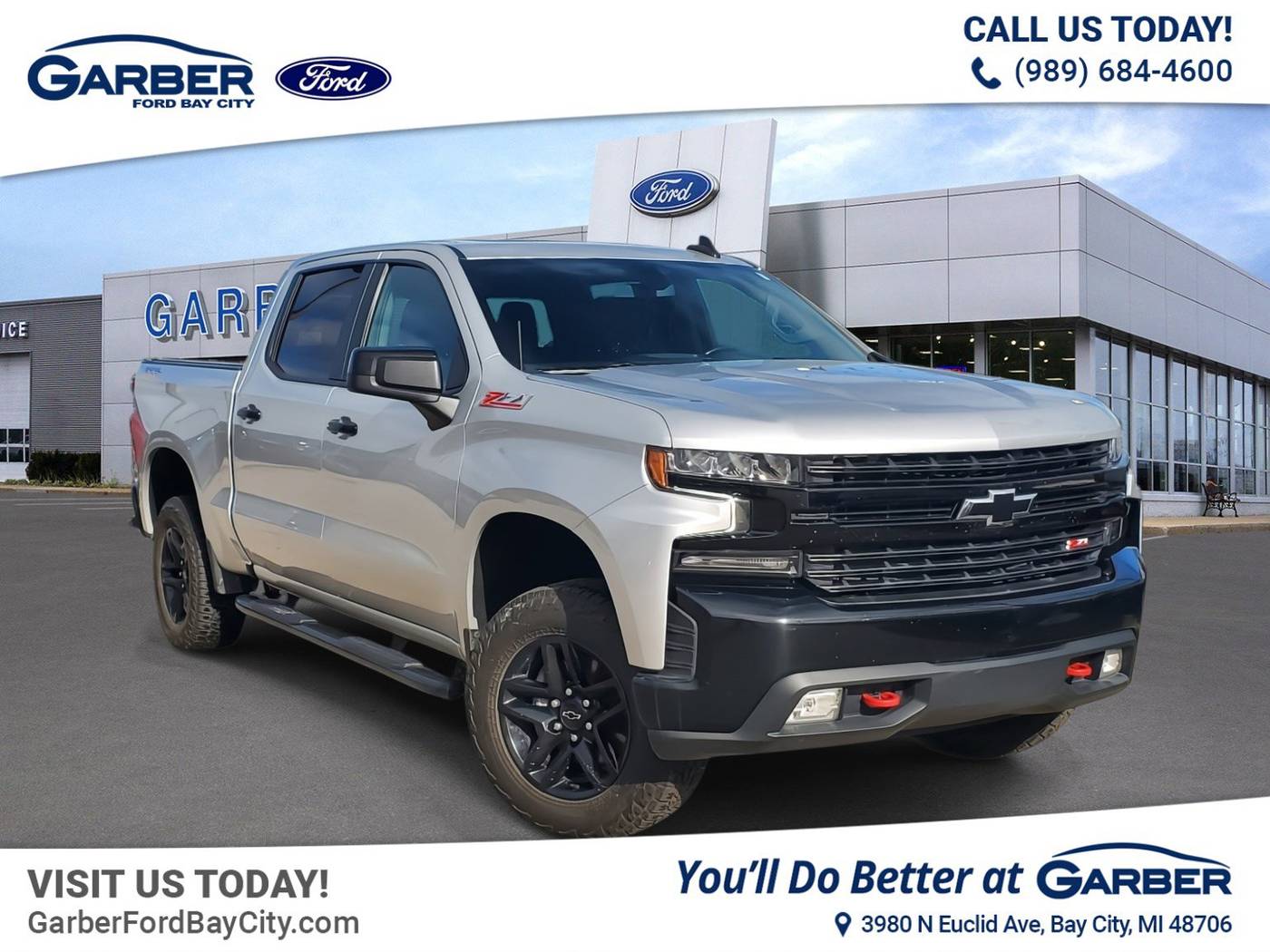 2021 Chevrolet Silverado 1500 LT Trail Boss — Pickup Truck — 106,059 mi — Bay City, MI
