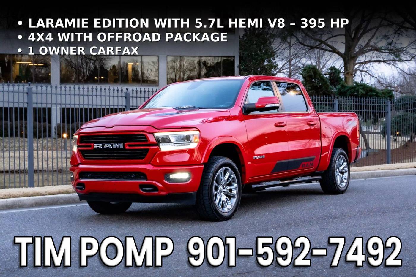 2019 Ram 1500 Laramie — Pickup Truck — 119,637 mi — Memphis, TN