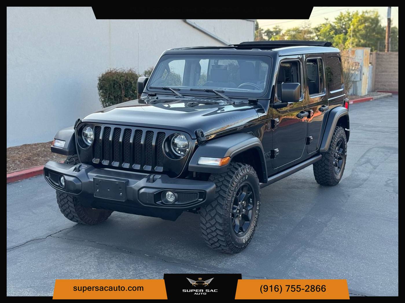 2021 Jeep Wrangler Willys — SUV — 20,260 mi — Carmichael, CA