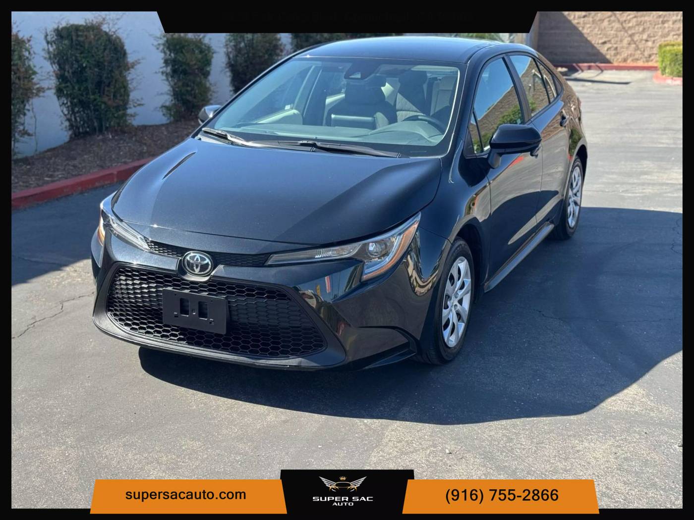 2020 Toyota Corolla LE — Sedan — 22,855 mi — Carmichael, CA