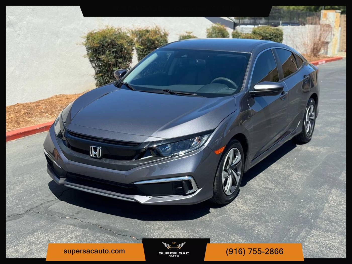 2021 Honda Civic LX — Sedan — 50,686 mi — Carmichael, CA