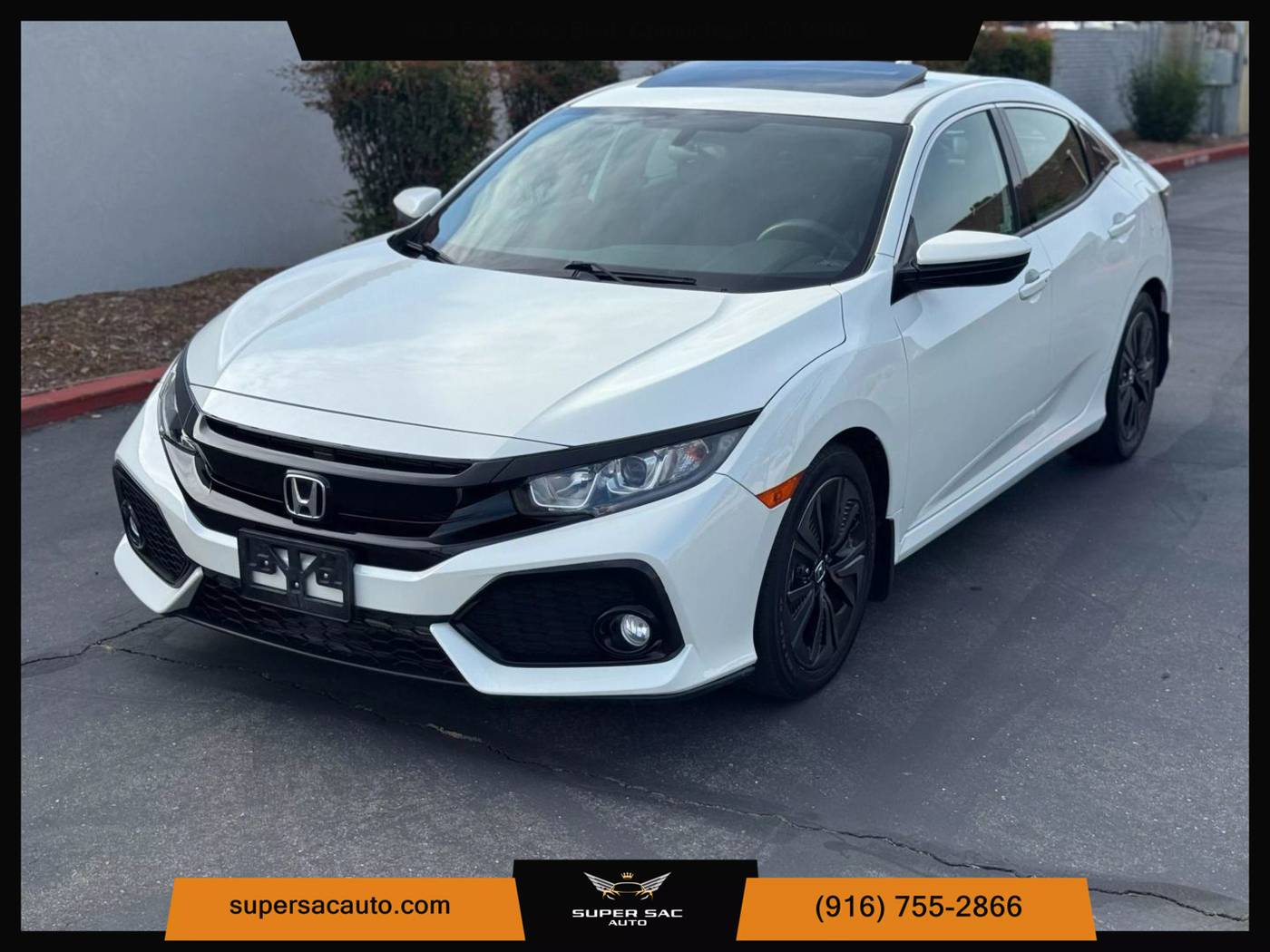 2018 Honda Civic EX — Hatchback — 46,186 mi — Carmichael, CA