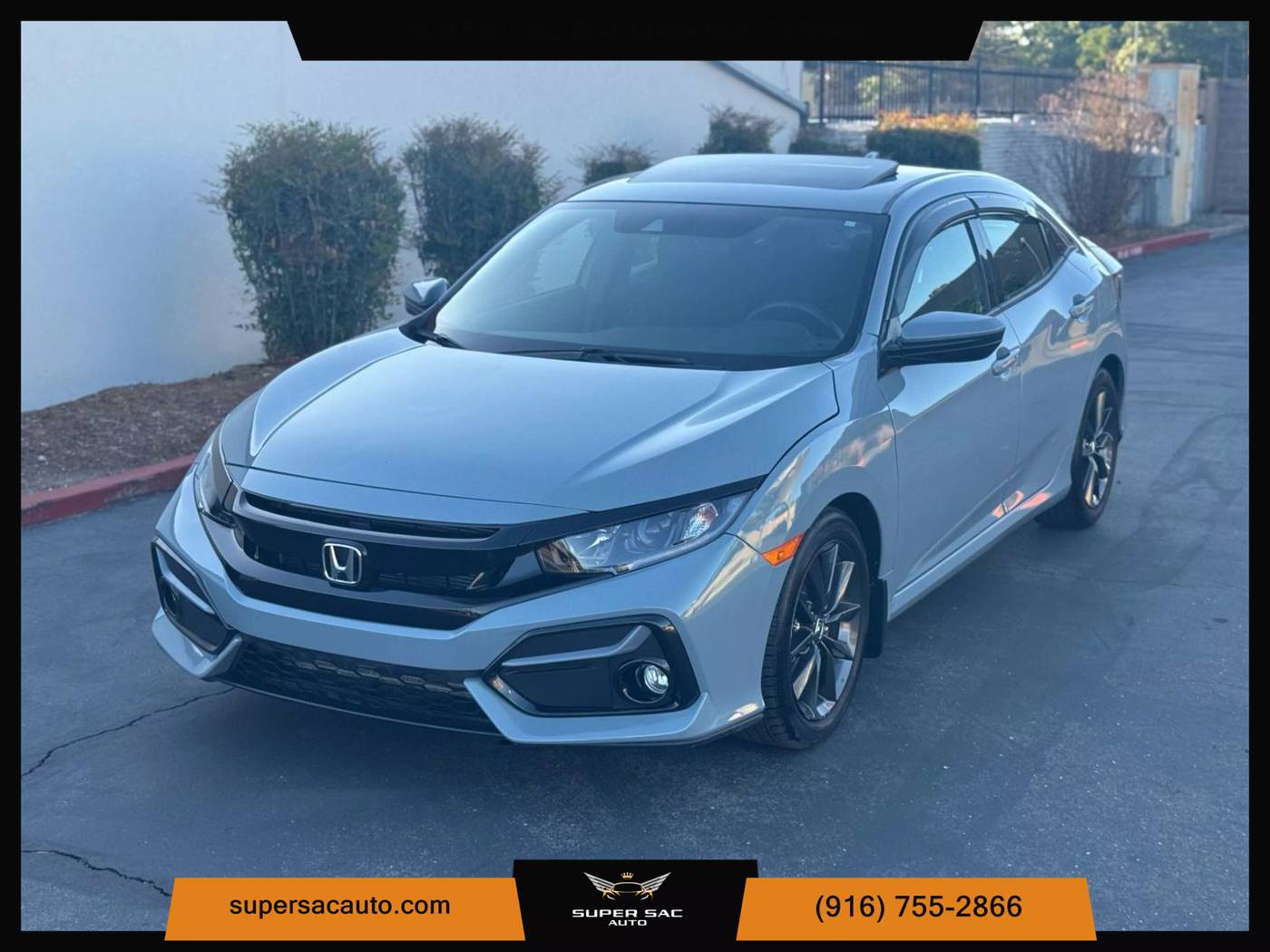 2020 Honda Civic EX — Hatchback — 11,266 mi — Carmichael, CA