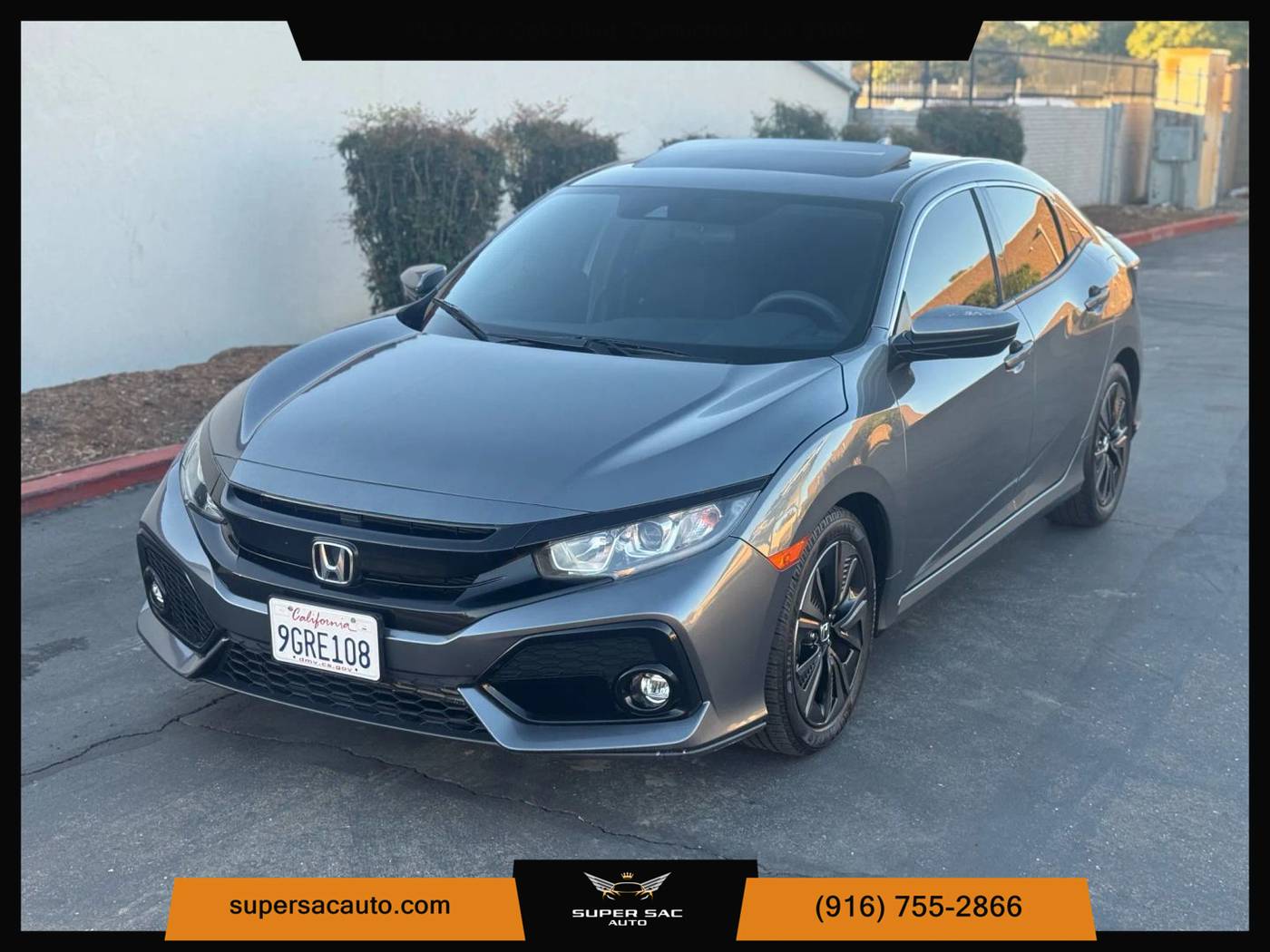 2019 Honda Civic EX — Hatchback — 59,359 mi — Carmichael, CA