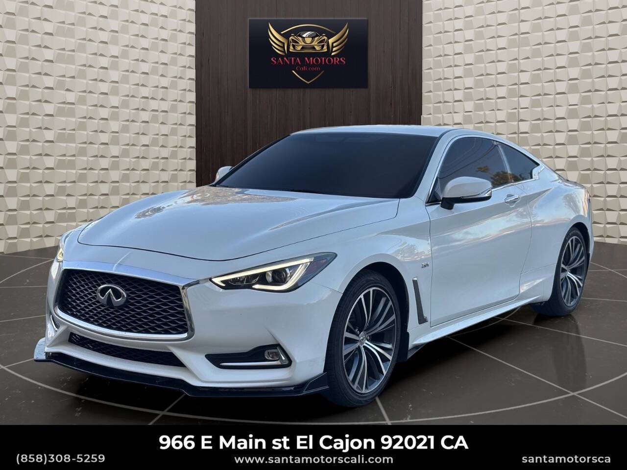 2018 INFINITI Q60 2.0t PURE — Coupe — 63,606 mi — El Cajon, CA