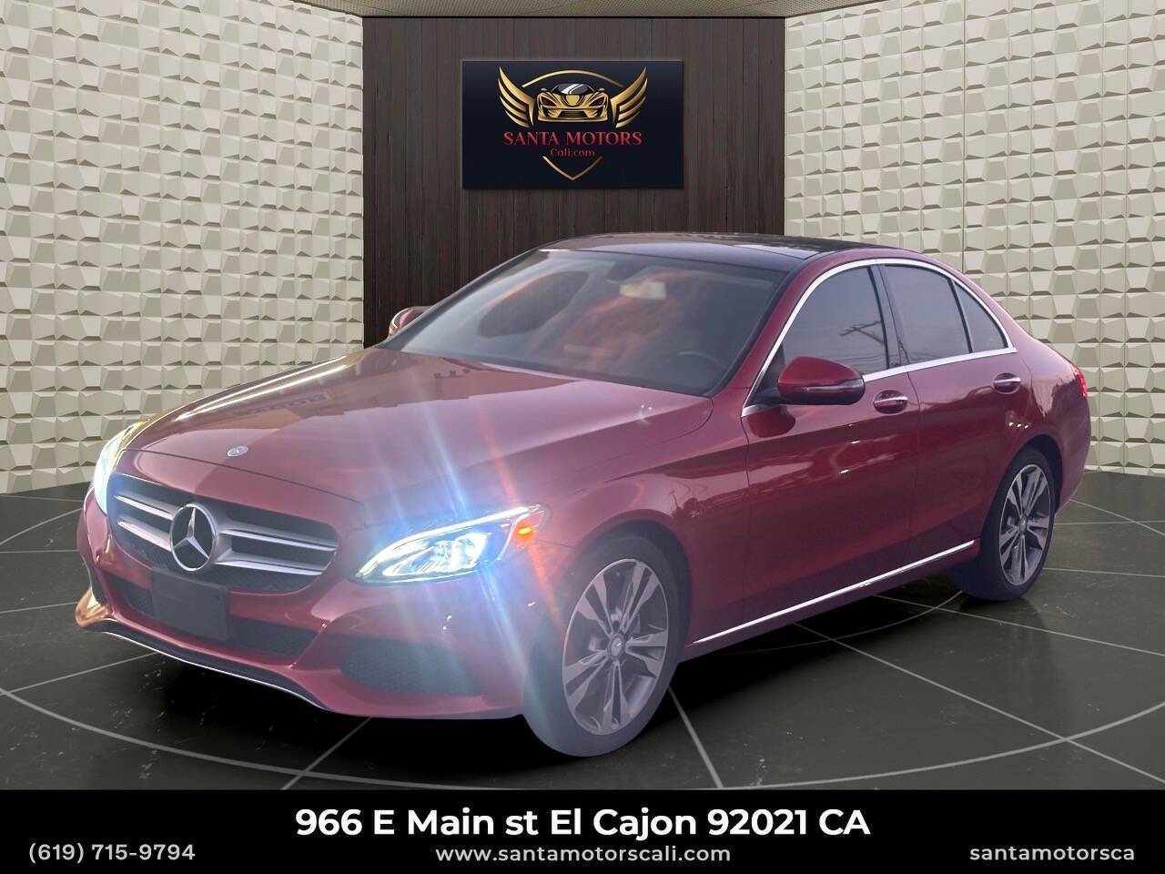 2016 Mercedes-Benz C-Class C 300 — Sedan — 117,517 mi — El Cajon, CA