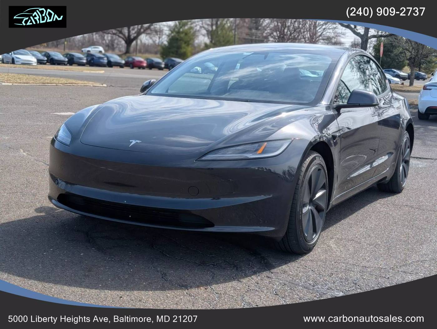 2024 Tesla Model 3 Long Range — Sedan — 3,381 mi — Baltimore, MD