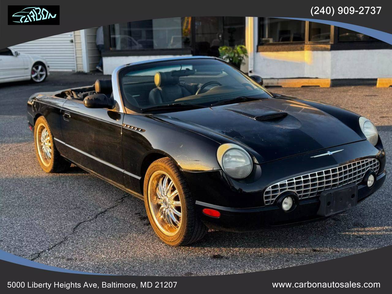 2002 Ford Thunderbird Deluxe — Convertible — 91,300 mi — Baltimore, MD