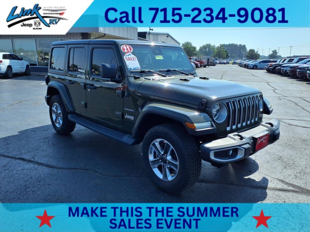2021 Jeep Wrangler Sahara — SUV — 47,911 mi — Rice Lake, WI