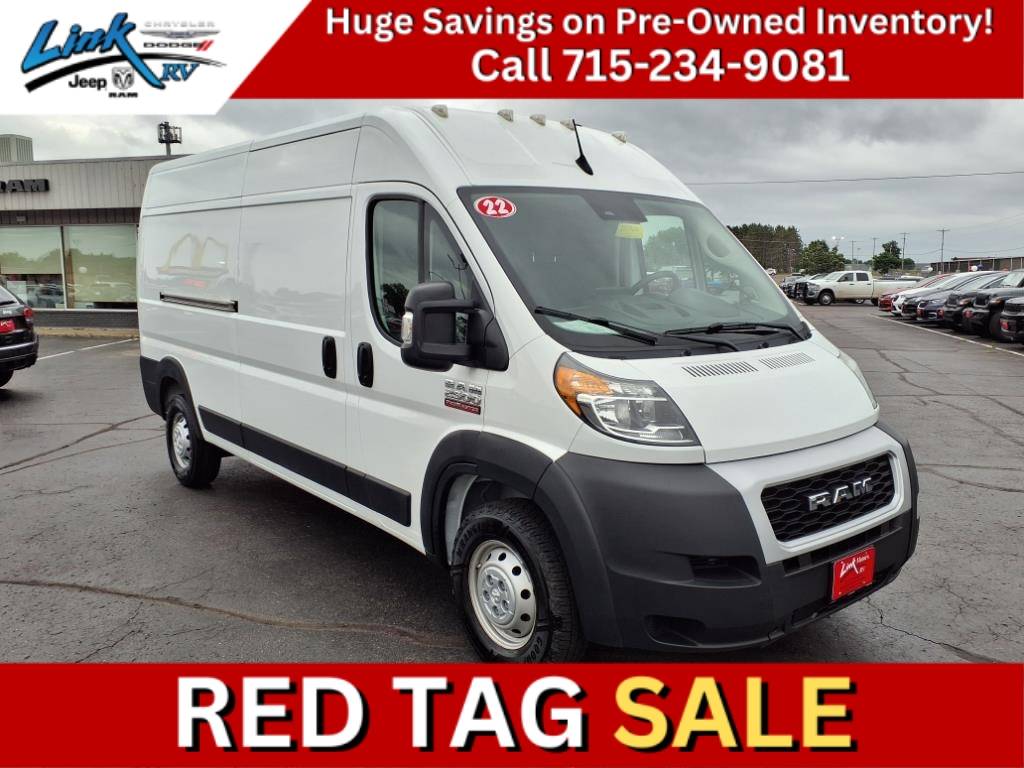 2022 Ram ProMaster Cargo Van 2500 — Cargo Van — 50,353 mi — Rice Lake, WI