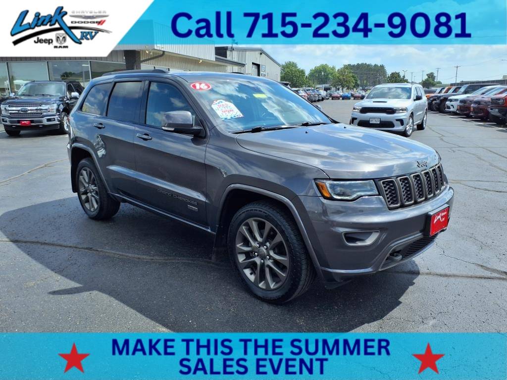 2016 Jeep Grand Cherokee Limited Anniversary — SUV — 130,275 mi — Rice Lake, WI