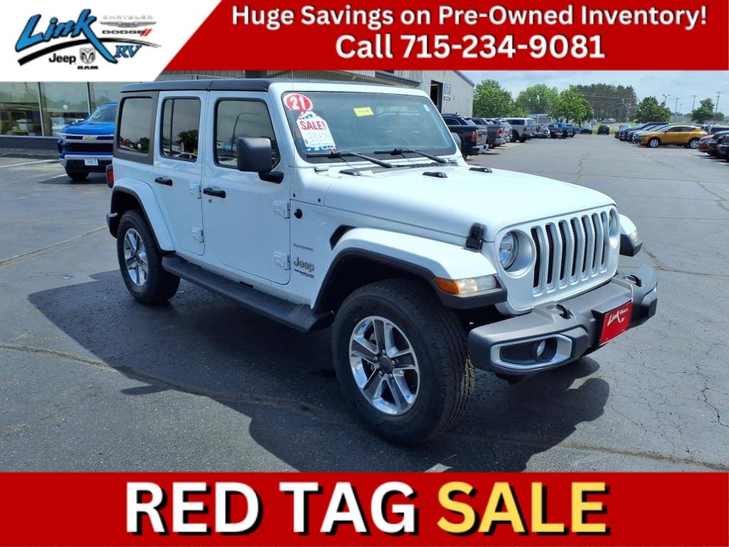 2021 Jeep Wrangler Sahara — SUV — 44,925 mi — Rice Lake, WI