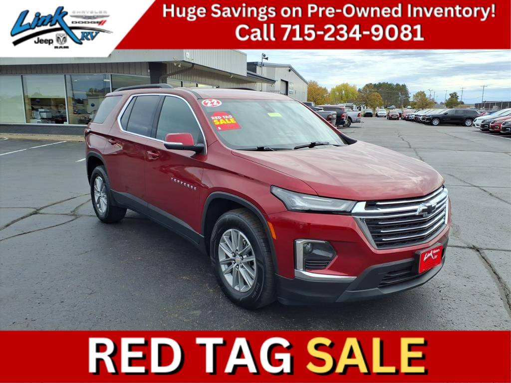2022 Chevrolet Traverse LT Cloth — SUV — 30,368 mi — Rice Lake, WI