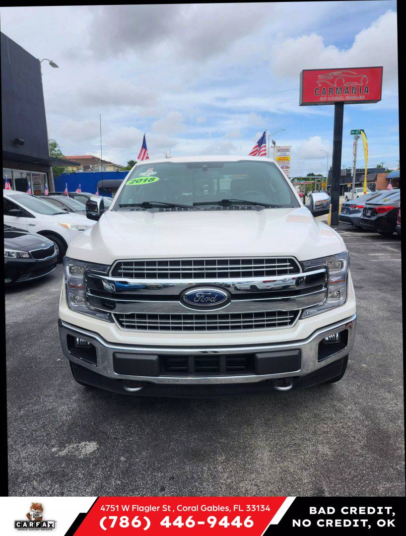 2016 Ford F-150 Lariat — Pickup Truck — 104,411 mi — Coral Gables, FL