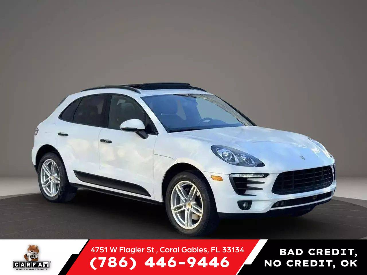 2017 Porsche Macan Standard — SUV — 104,366 mi — Coral Gables, FL