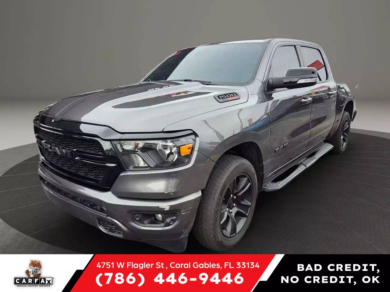 2022 Ram 1500 Big Horn — Pickup Truck — 28,516 mi — Coral Gables, FL