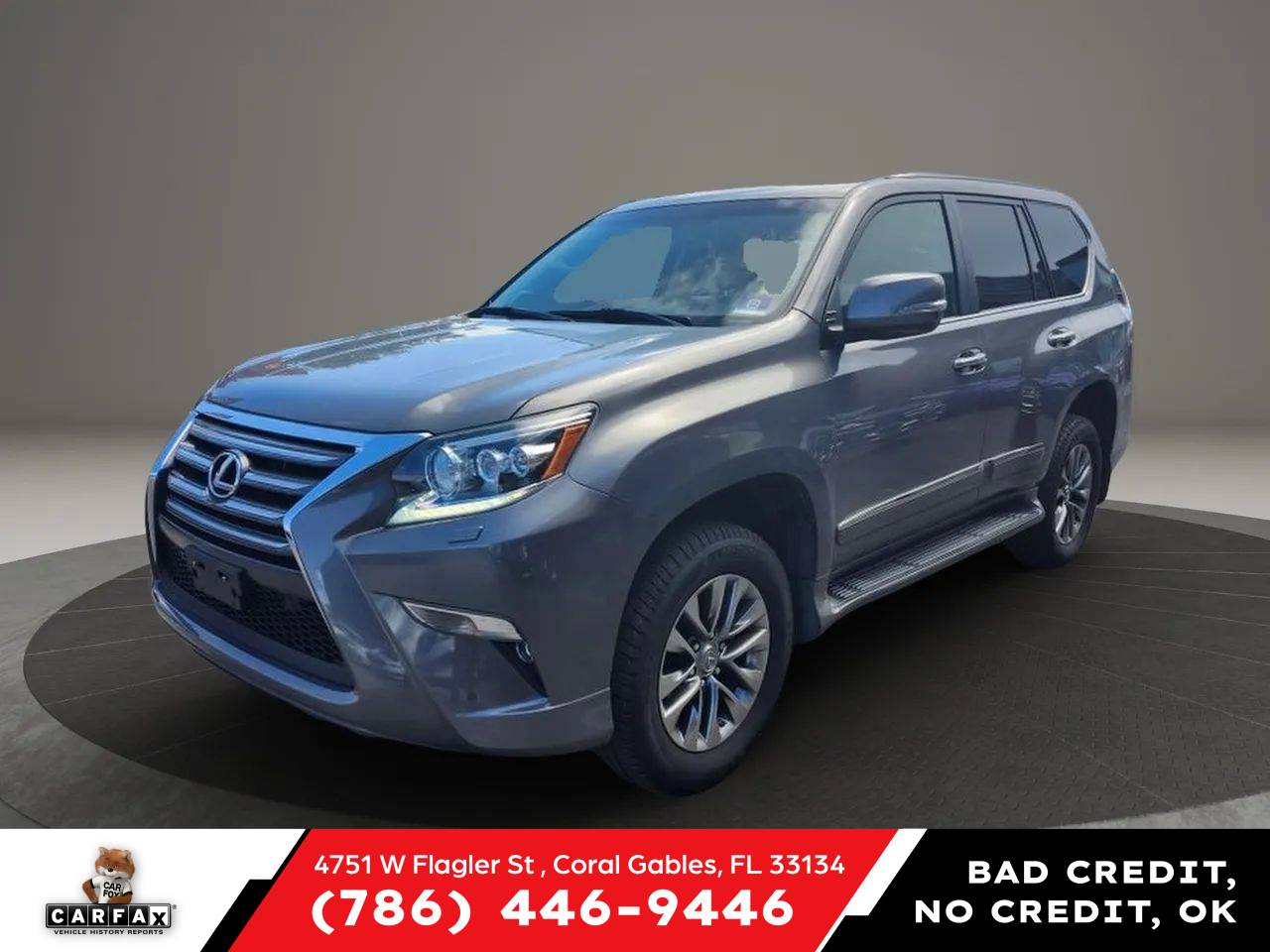 2014 Lexus GX GX 460 Luxury — SUV — 90,794 mi — Coral Gables, FL