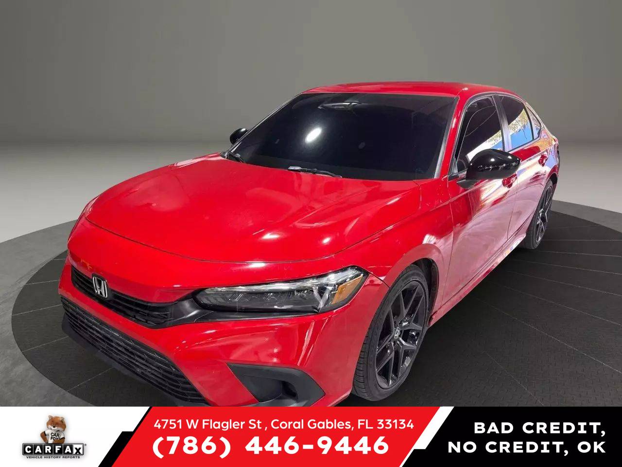 2024 Honda Civic Sport — Sedan — 4,831 mi — Coral Gables, FL