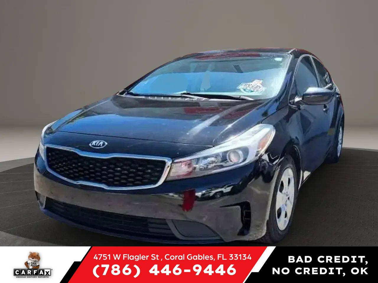 2017 Kia Forte LX — Sedan — 109,686 mi — Coral Gables, FL