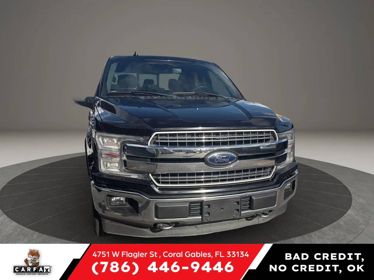 2020 Ford F-150 Lariat — Pickup Truck — 126,100 mi — Coral Gables, FL