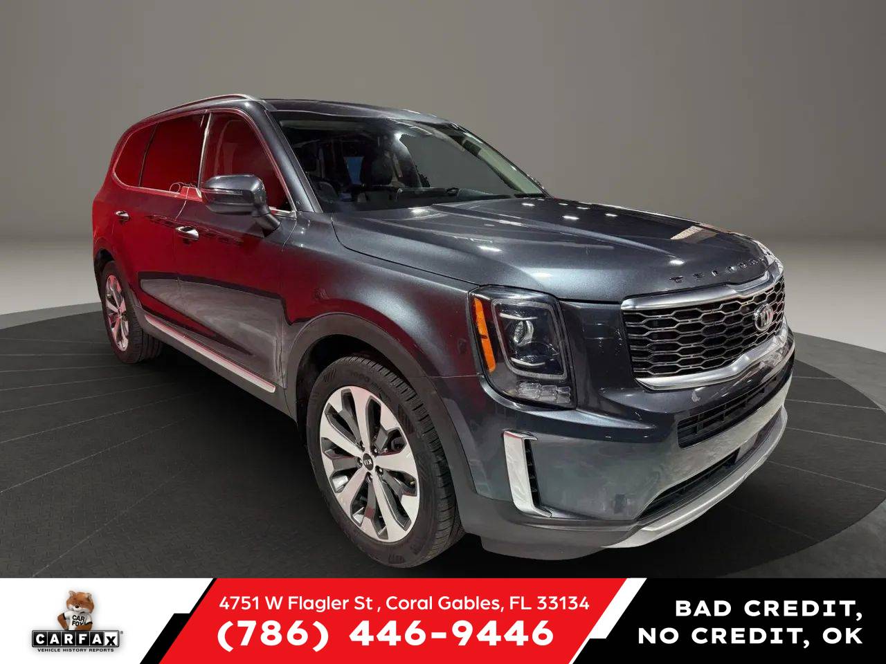 2020 Kia Telluride S — SUV — 119,722 mi — Coral Gables, FL