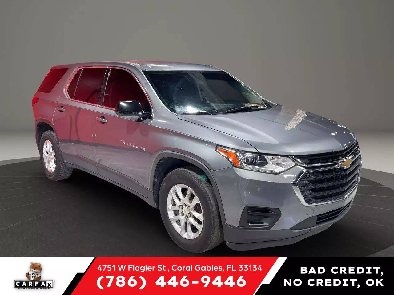 2019 Chevrolet Traverse LS — SUV — 101,601 mi — Coral Gables, FL