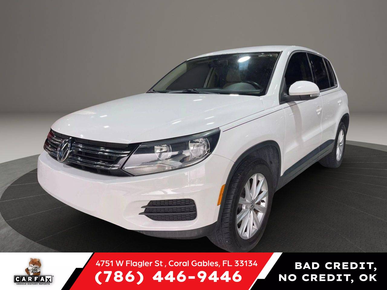 2014 Volkswagen Tiguan S — SUV — 102,532 mi — Coral Gables, FL
