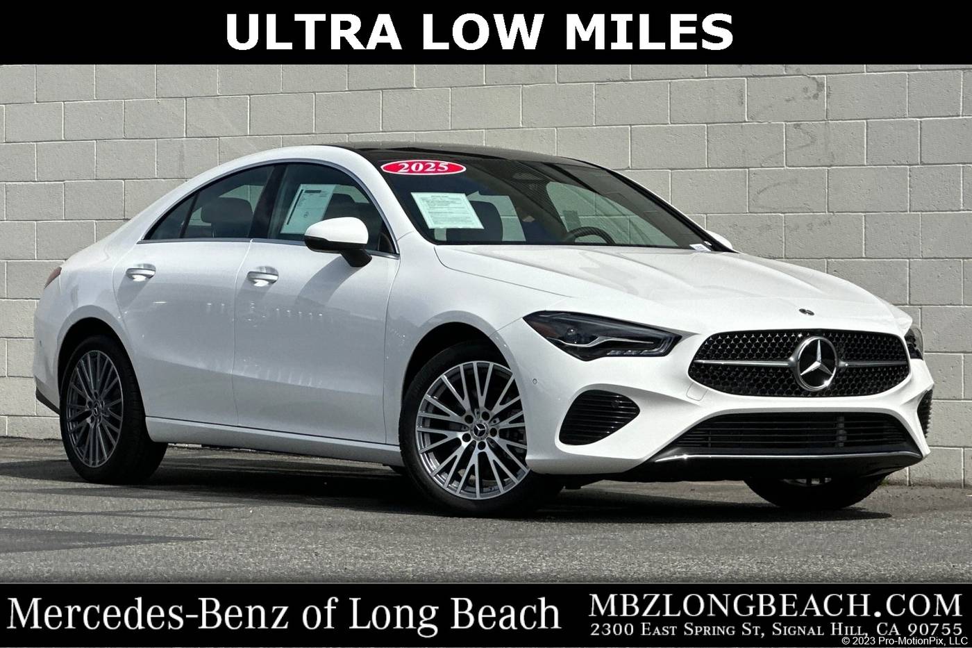 2025 Mercedes-Benz CLA CLA 250 — Sedan — 3,213 mi — Signal Hill, CA