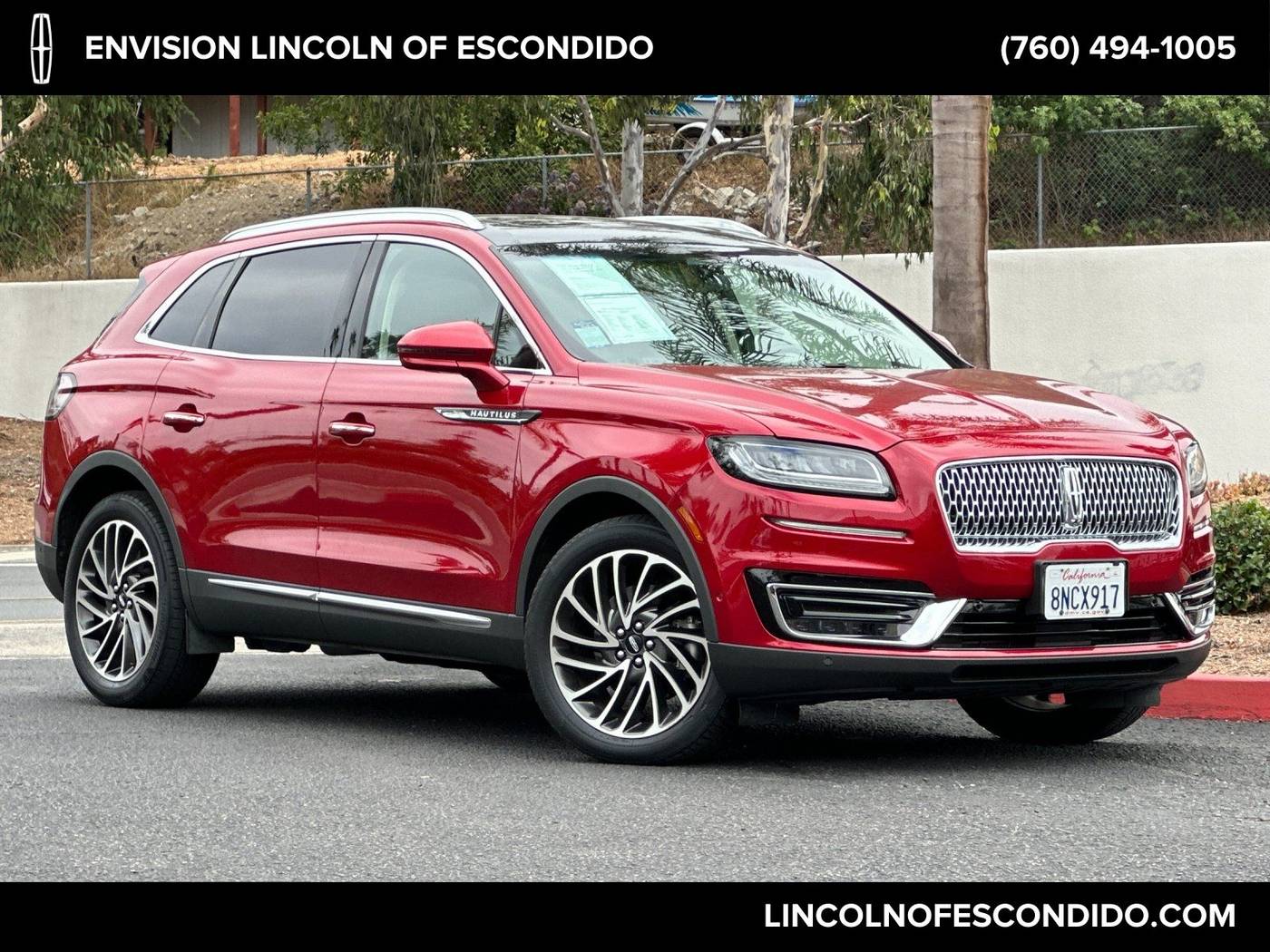 2020 Lincoln Nautilus Reserve — SUV — 72,884 mi — Escondido, CA