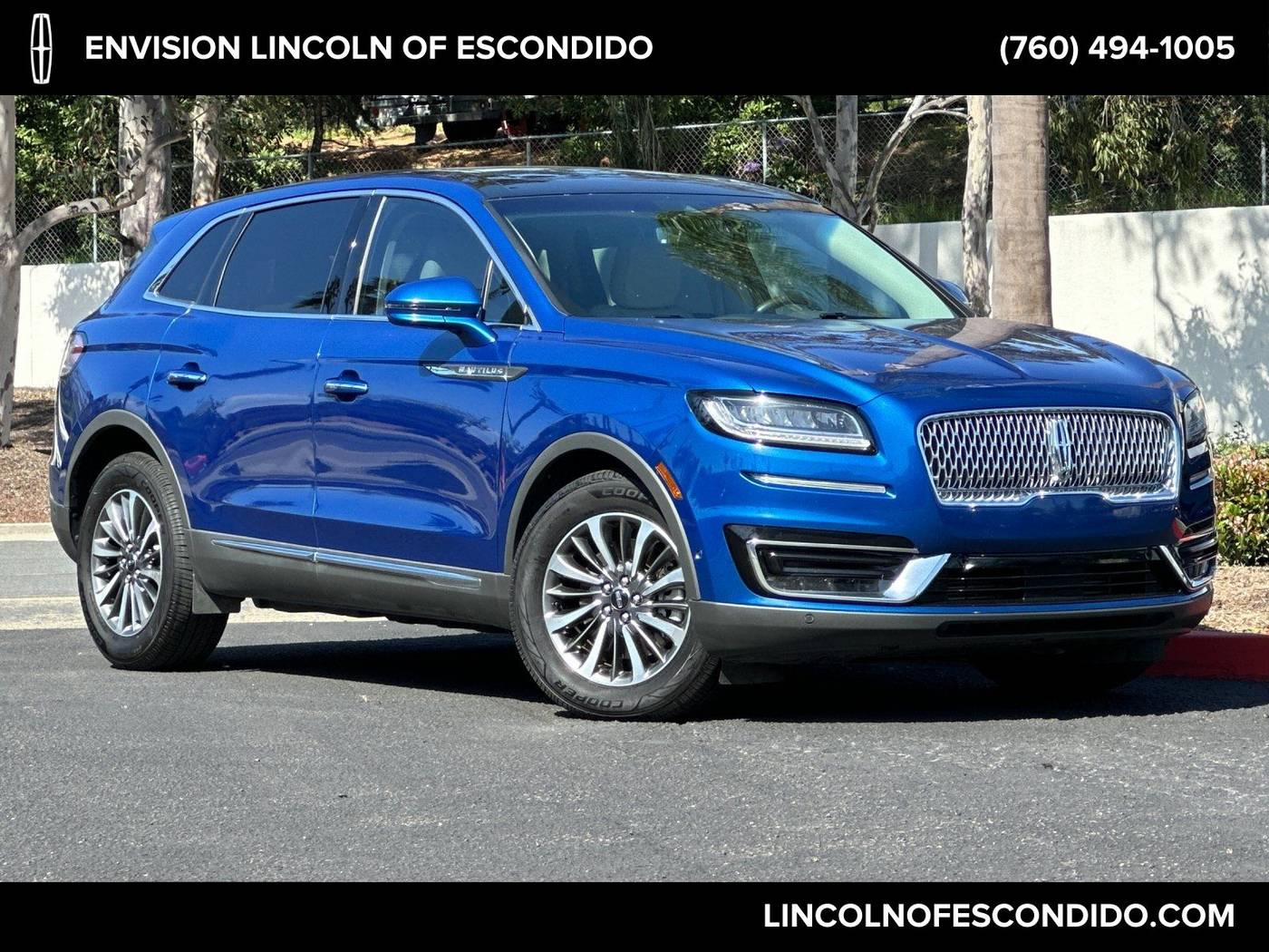 2020 Lincoln Nautilus Reserve — SUV — 38,037 mi — Escondido, CA